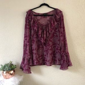 Lane Bryant Size 18/20 Poet Style Sheer Tunic